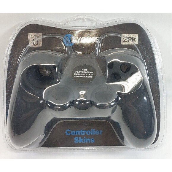 Controller Skins for PS4 DualShock 4 Ultra-Fitted Durable by Youse (2 Pack) - Picture 1 of 3